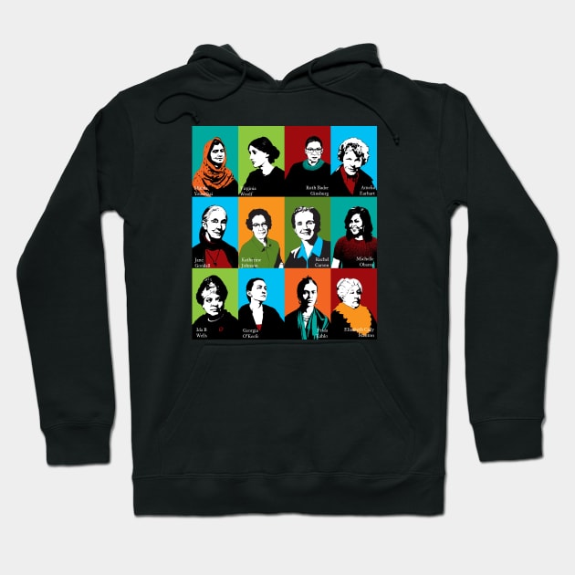 Feminist Icons Hoodie by candhdesigns